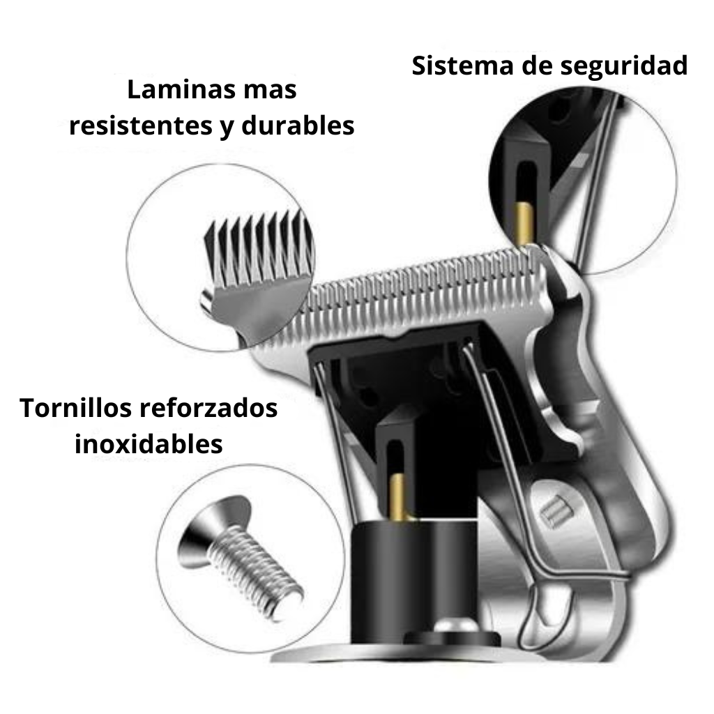 Maquina De Cortar Pelo Y Barbear Profesional A Prueba De Agua